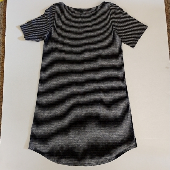 EILEEN FISHER Hemp Cotton Dress | Petite STRIPED Petite S - Picture 6 of 6